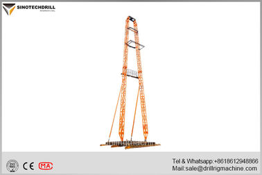 Light Weight Drilling Rig Mast  , Oil Drilling Tower With 320KN Max Dead Load